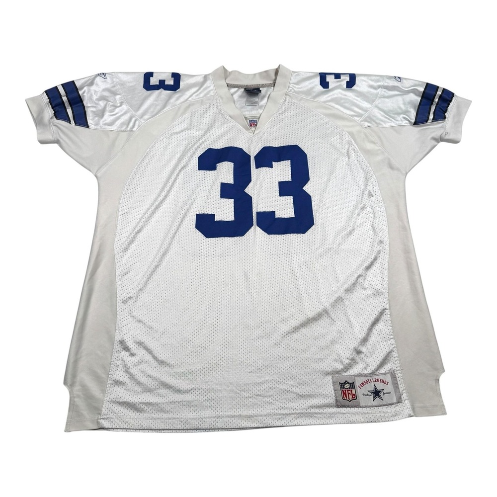 Dallas Cowboys Football Jersey Mens 5XL White NFL Reebok Dorsett 33 Authentic